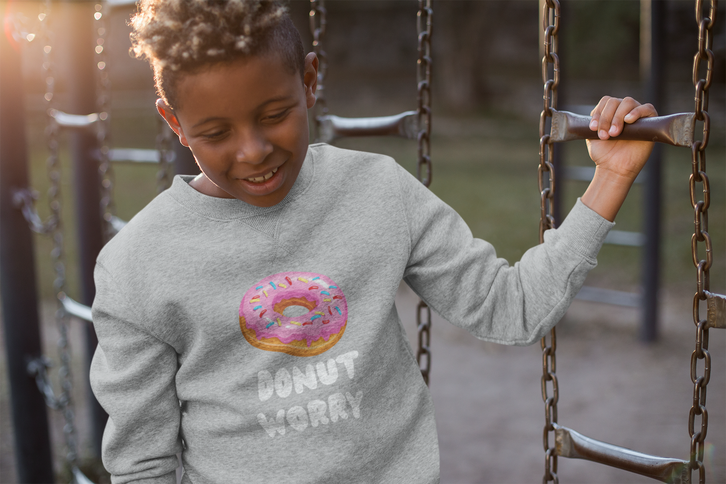 Donut worry | Kids sweater