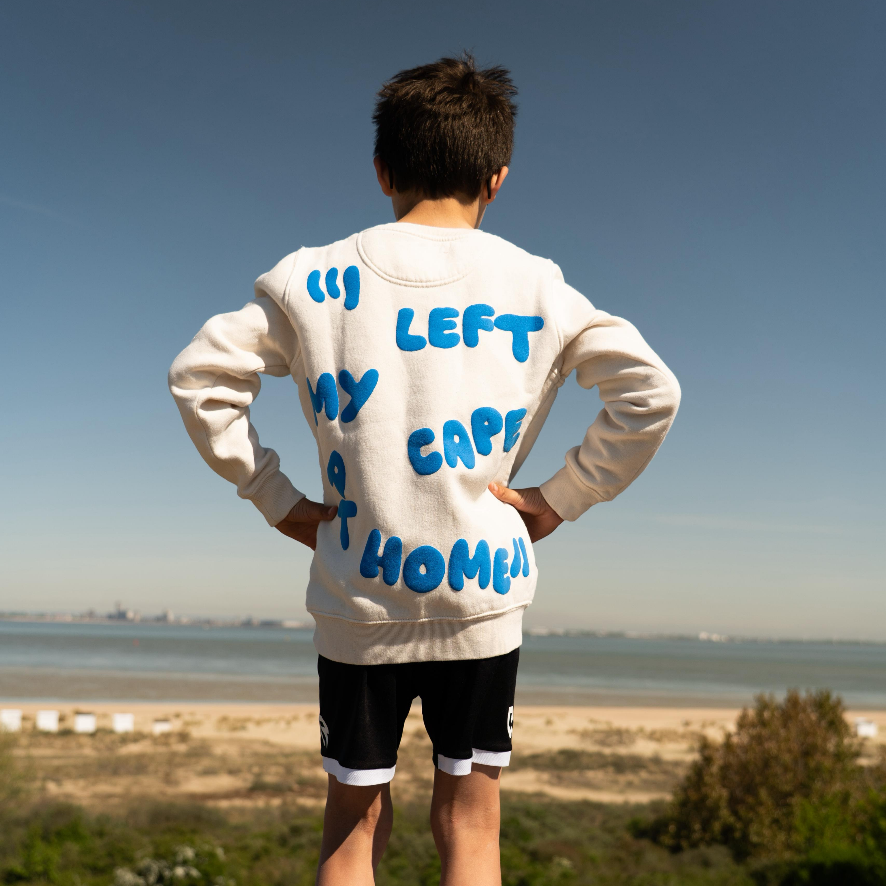 " I left my cape at home " | Sweater