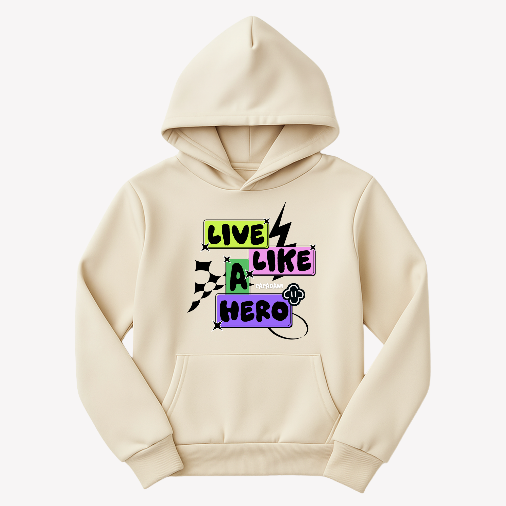 Live like a hero | Hoodie