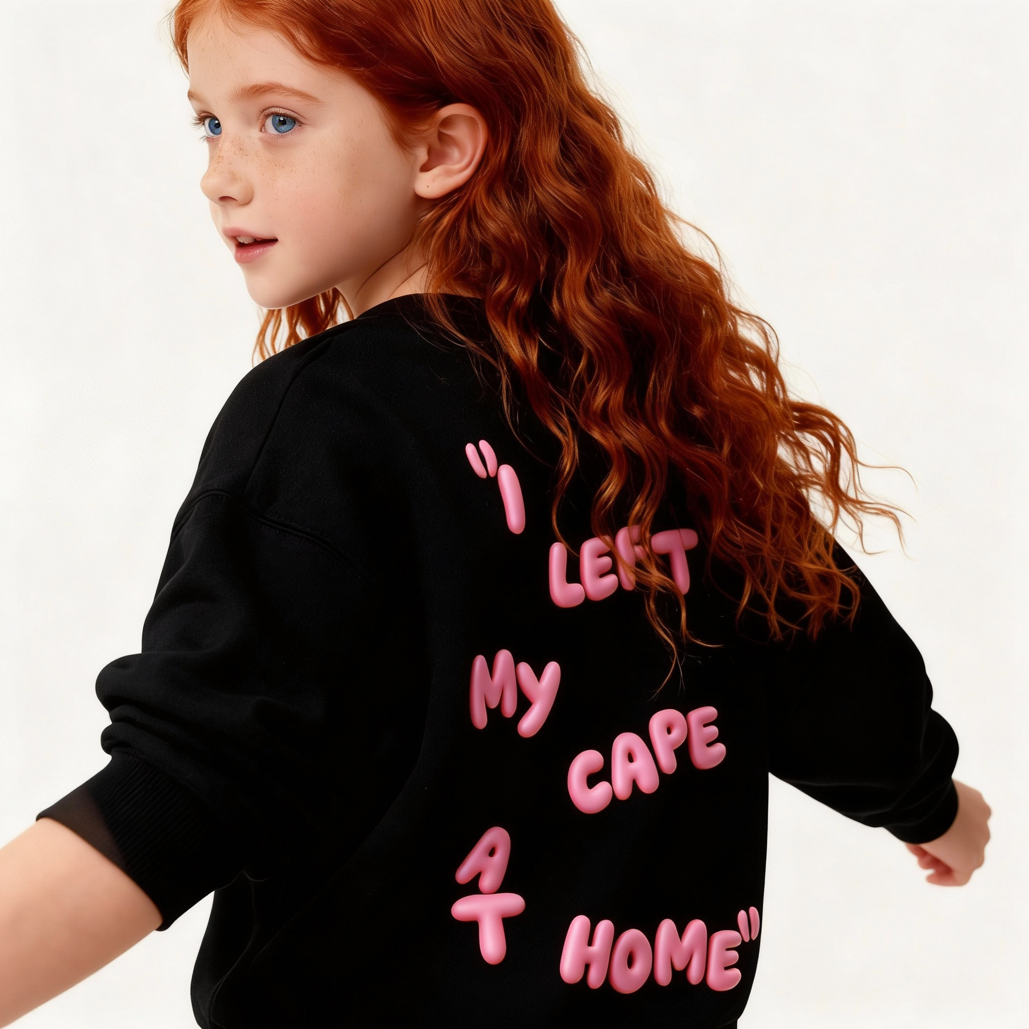 " I left my cape at home " | Sweater
