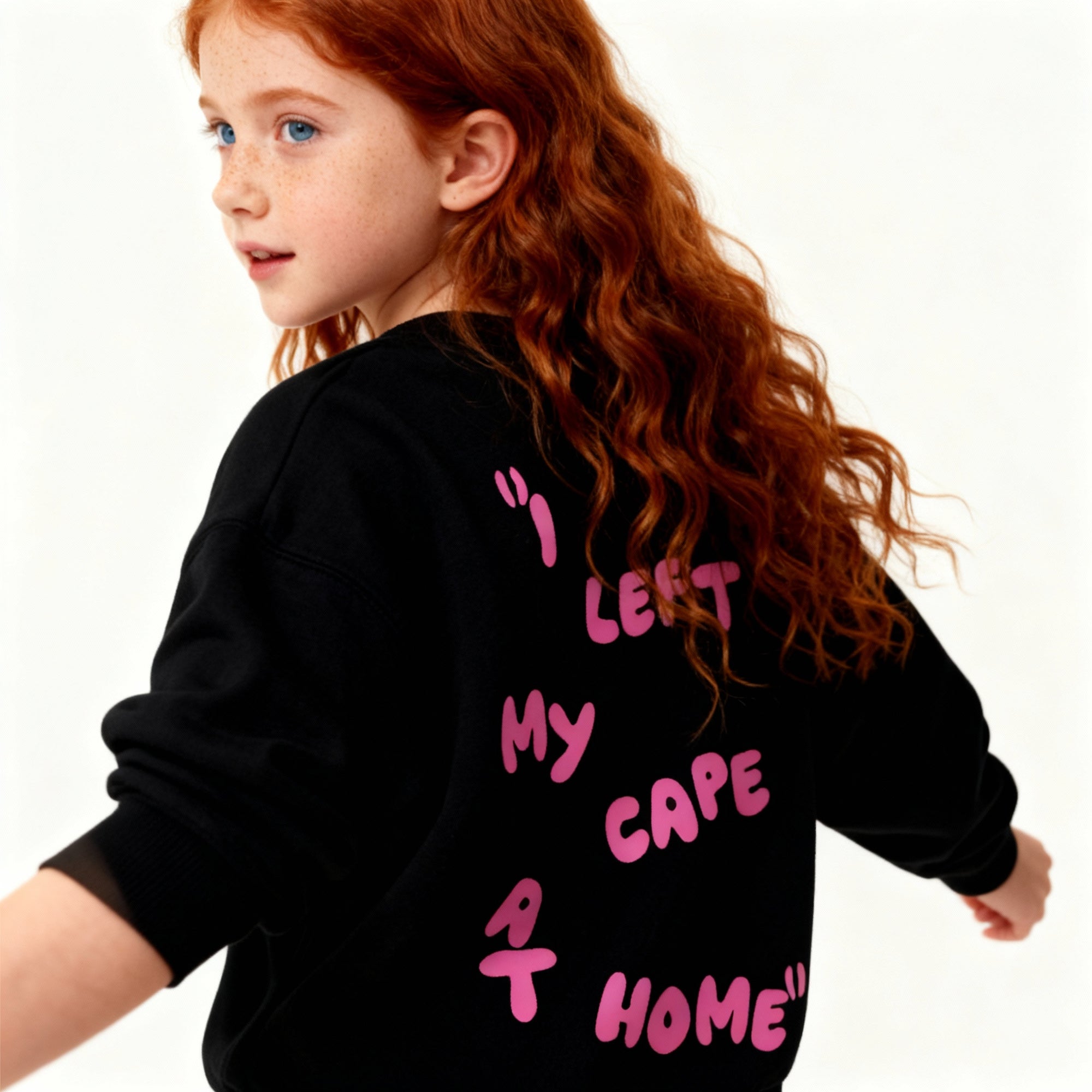 " I left my cape at home " | Sweater