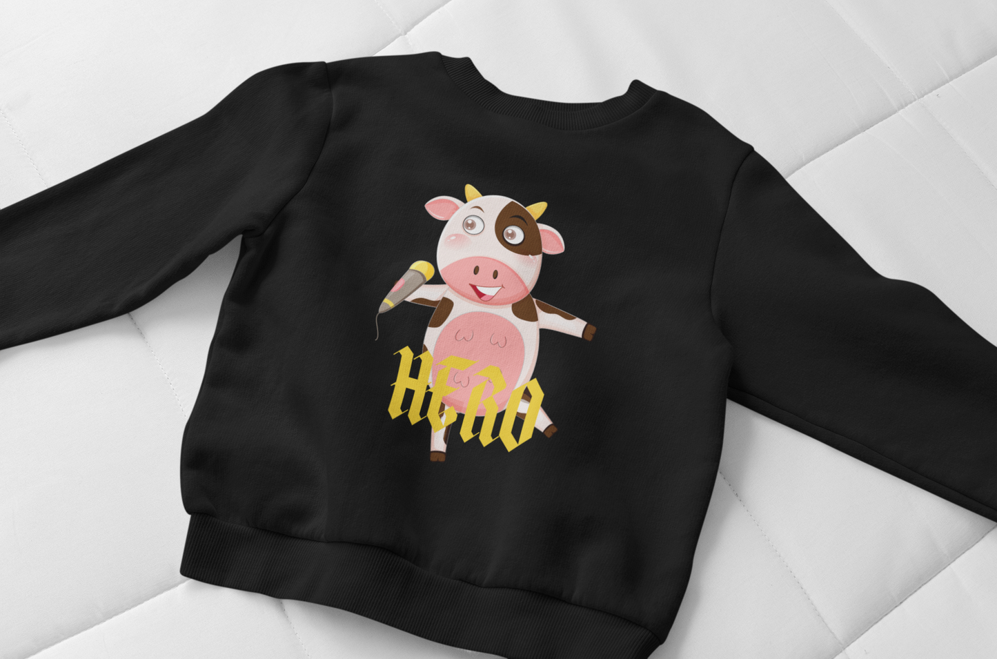 Cow Hero | Kids sweater