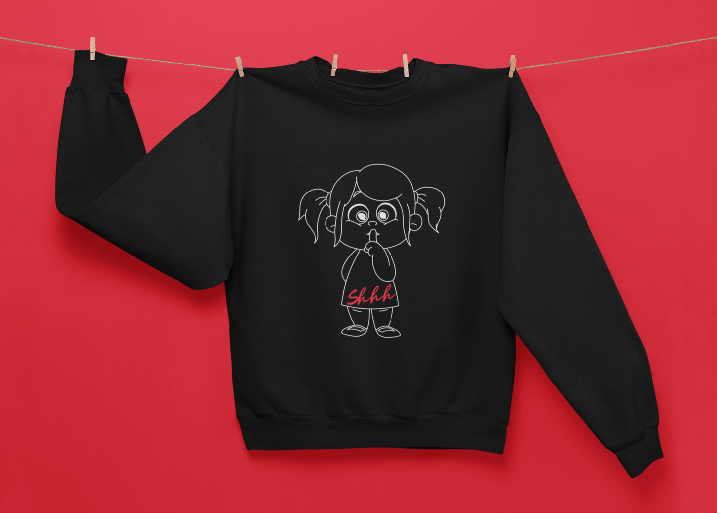 Shhh | Kids sweater