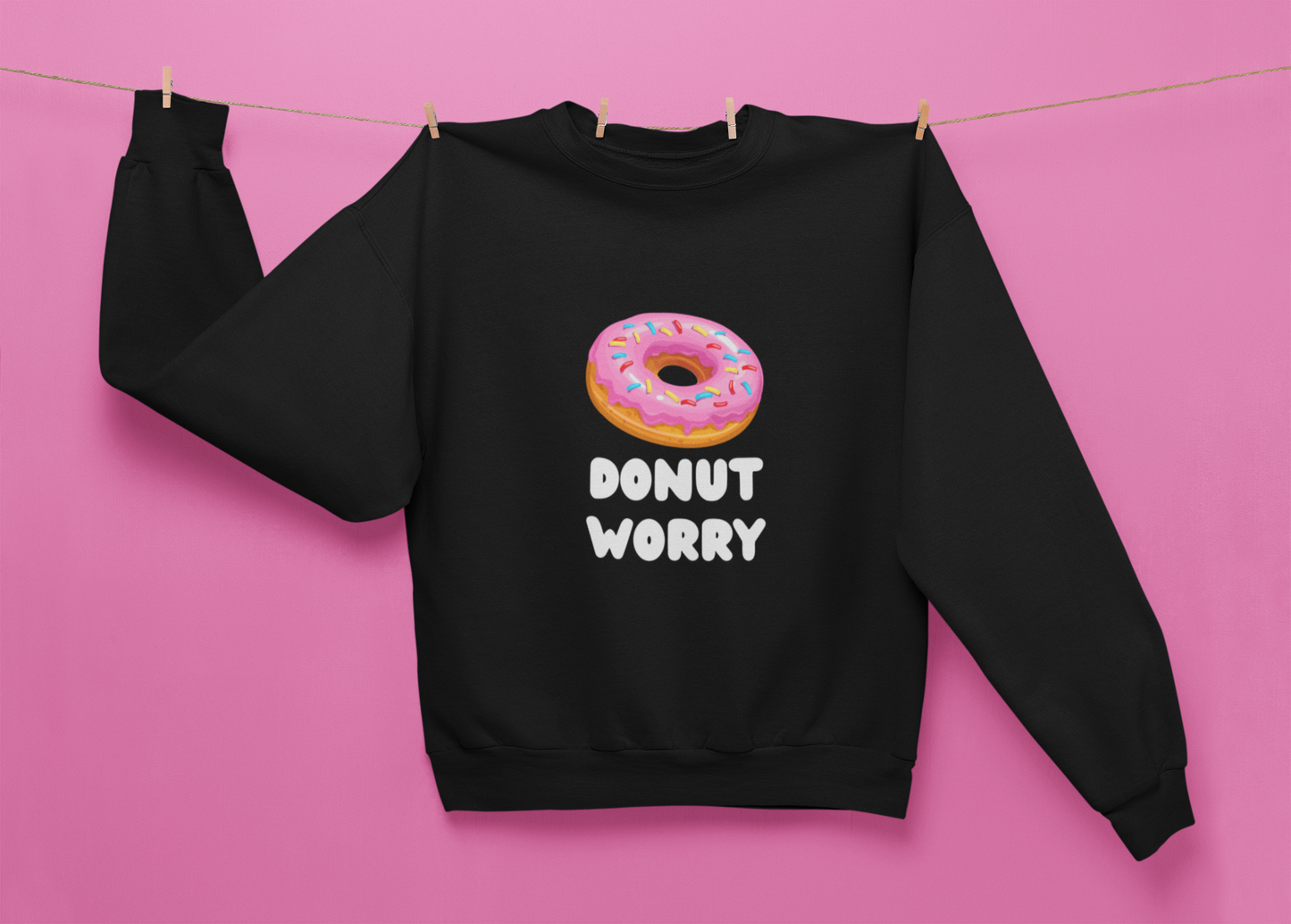 Donut worry | Kids sweater