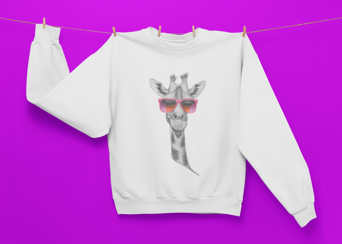 Stylish giraffe | Kids sweater