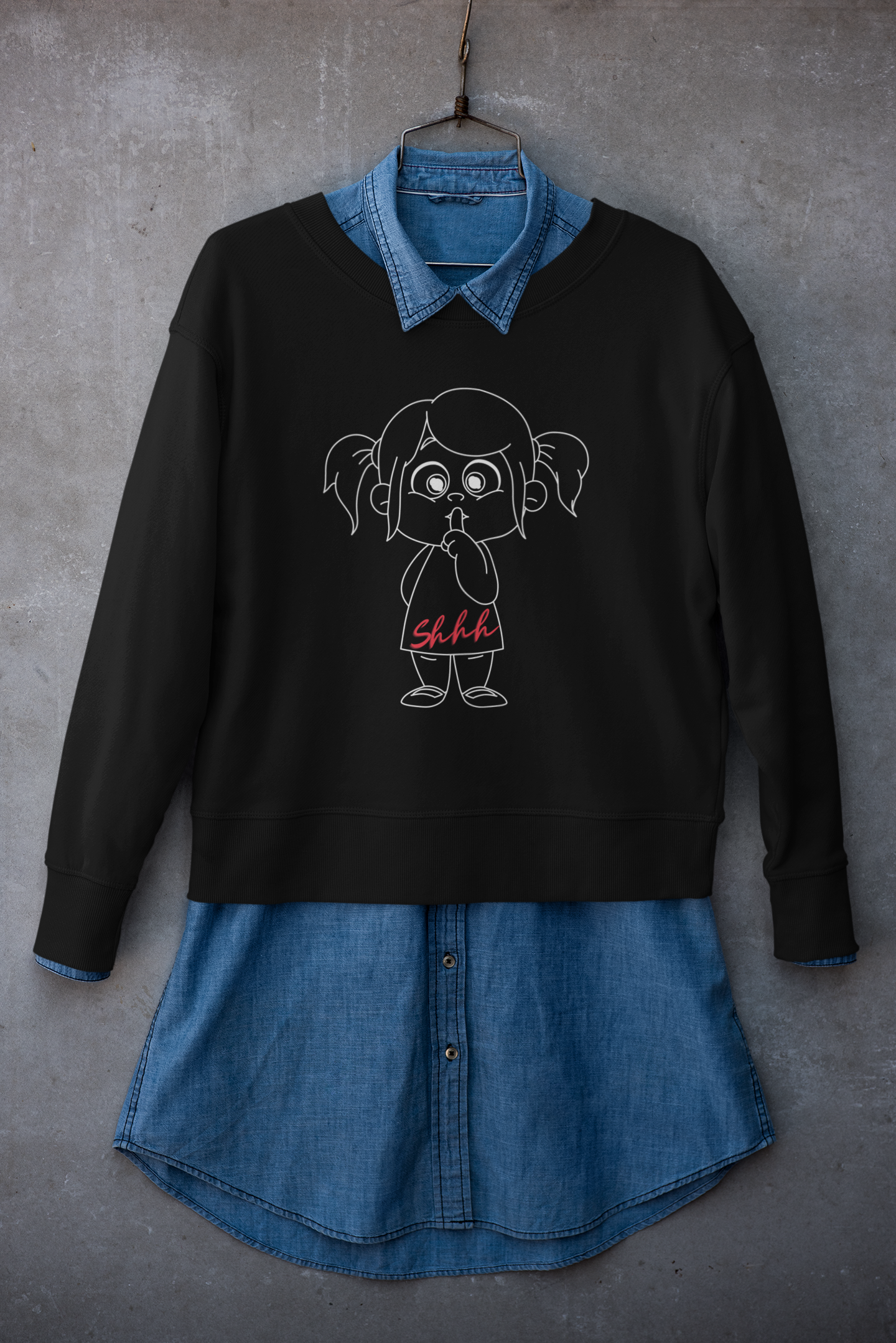 Shhh | Kids sweater
