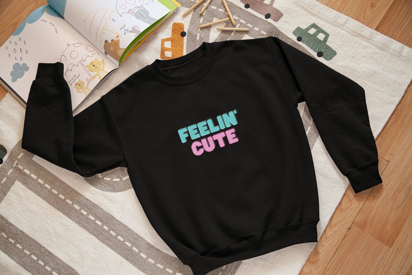 Feelin' cute | Kids sweater