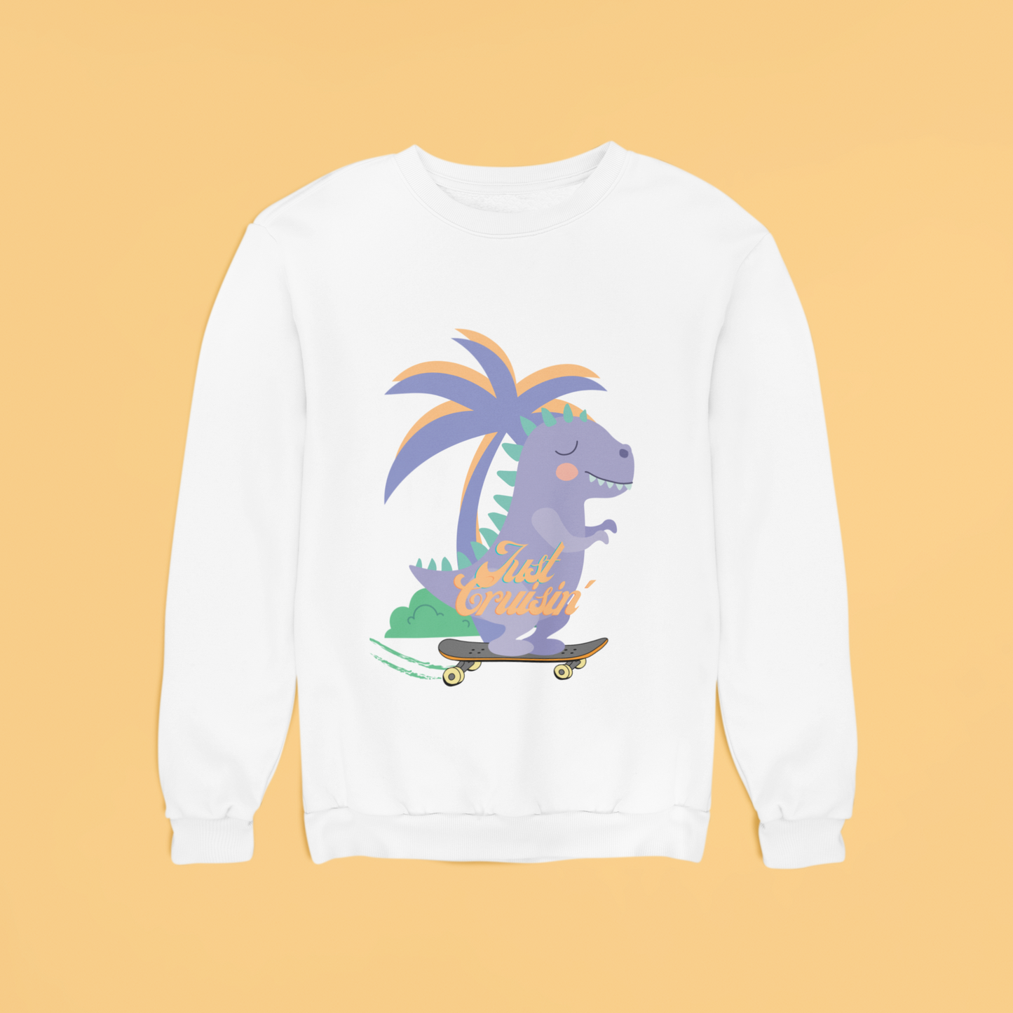 Cruisin' Dino | Kids sweater