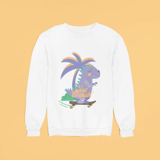 Cruisin' Dino | Kids sweater