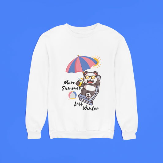 More summer, less winter | Kids sweater