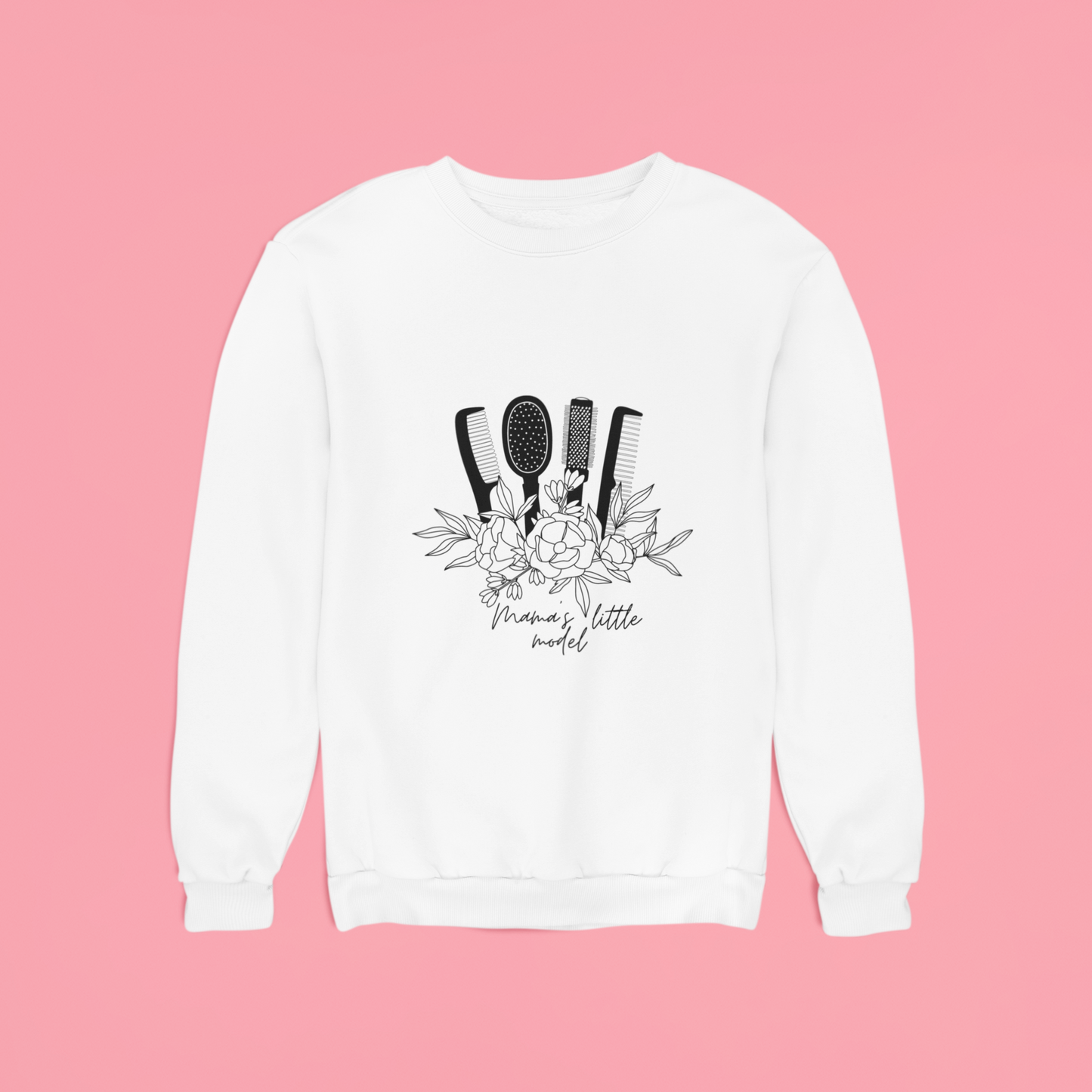 Mama's little model | Kids sweater