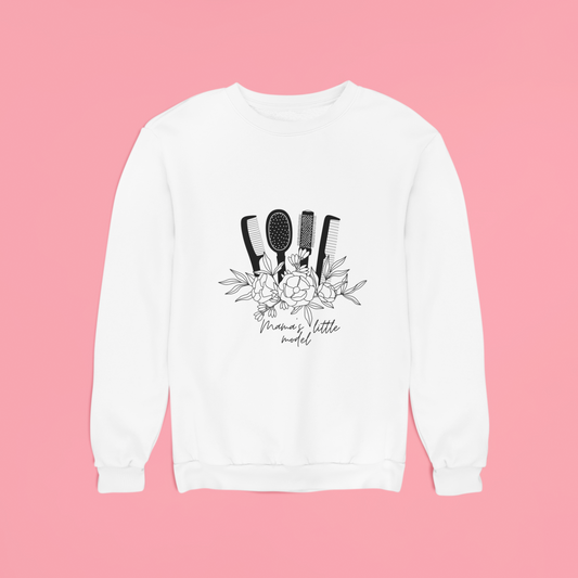 Mama's little model | Kids sweater